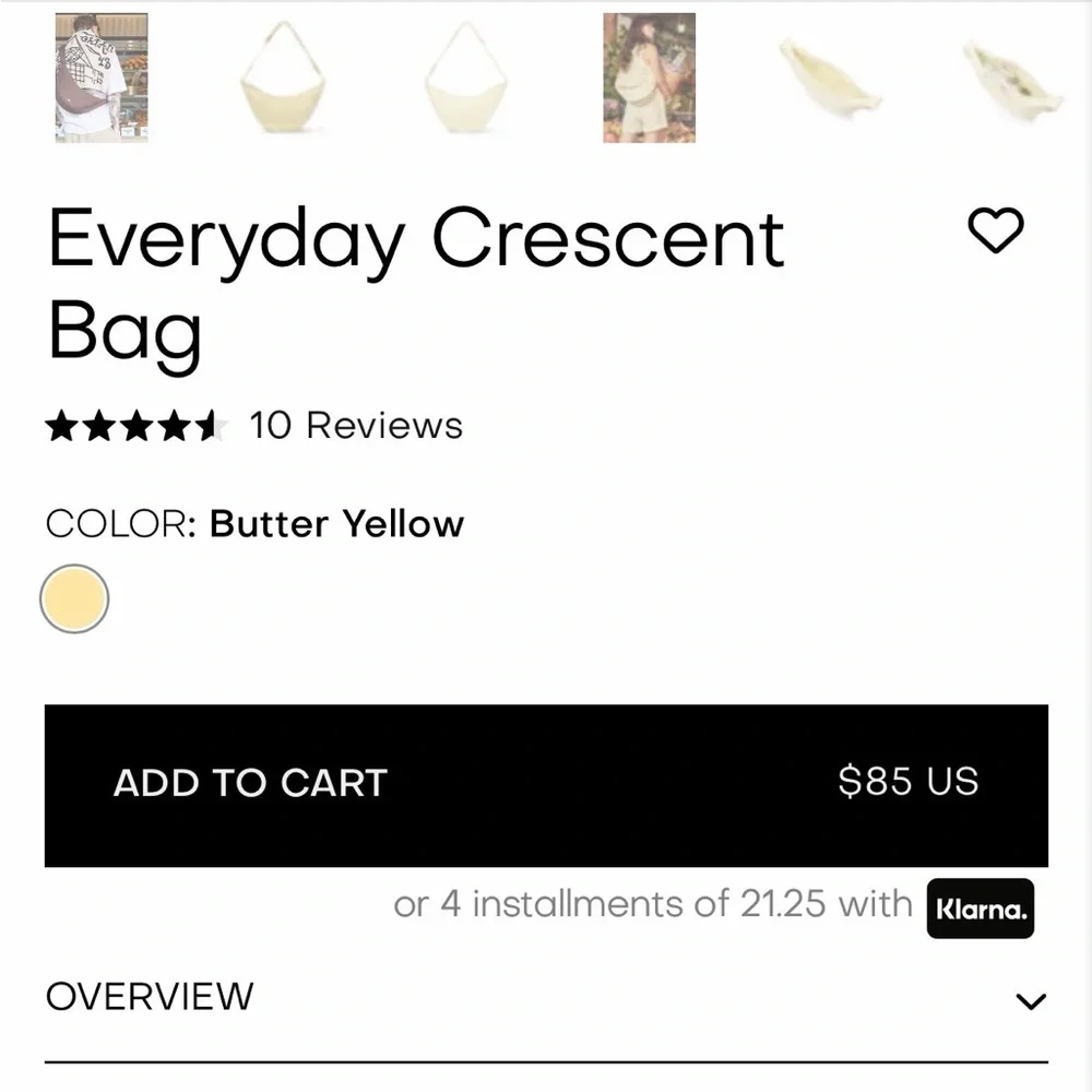 July, Everyday Crescent Bag